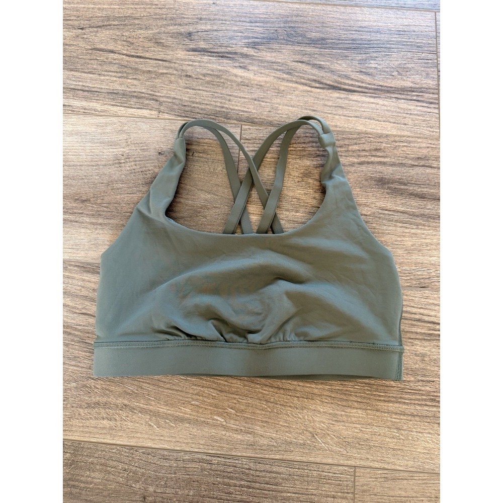 Lululemon Energy Bra – Army Green – Size 6 - LW2DDZS